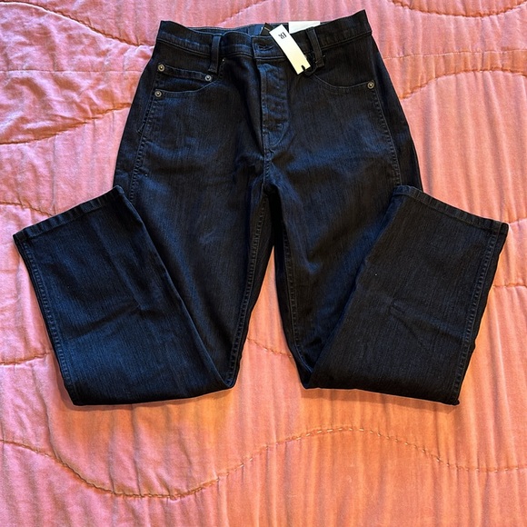 Banana Republic The Ranger Straight Flocked Jean - Picture 3 of 7